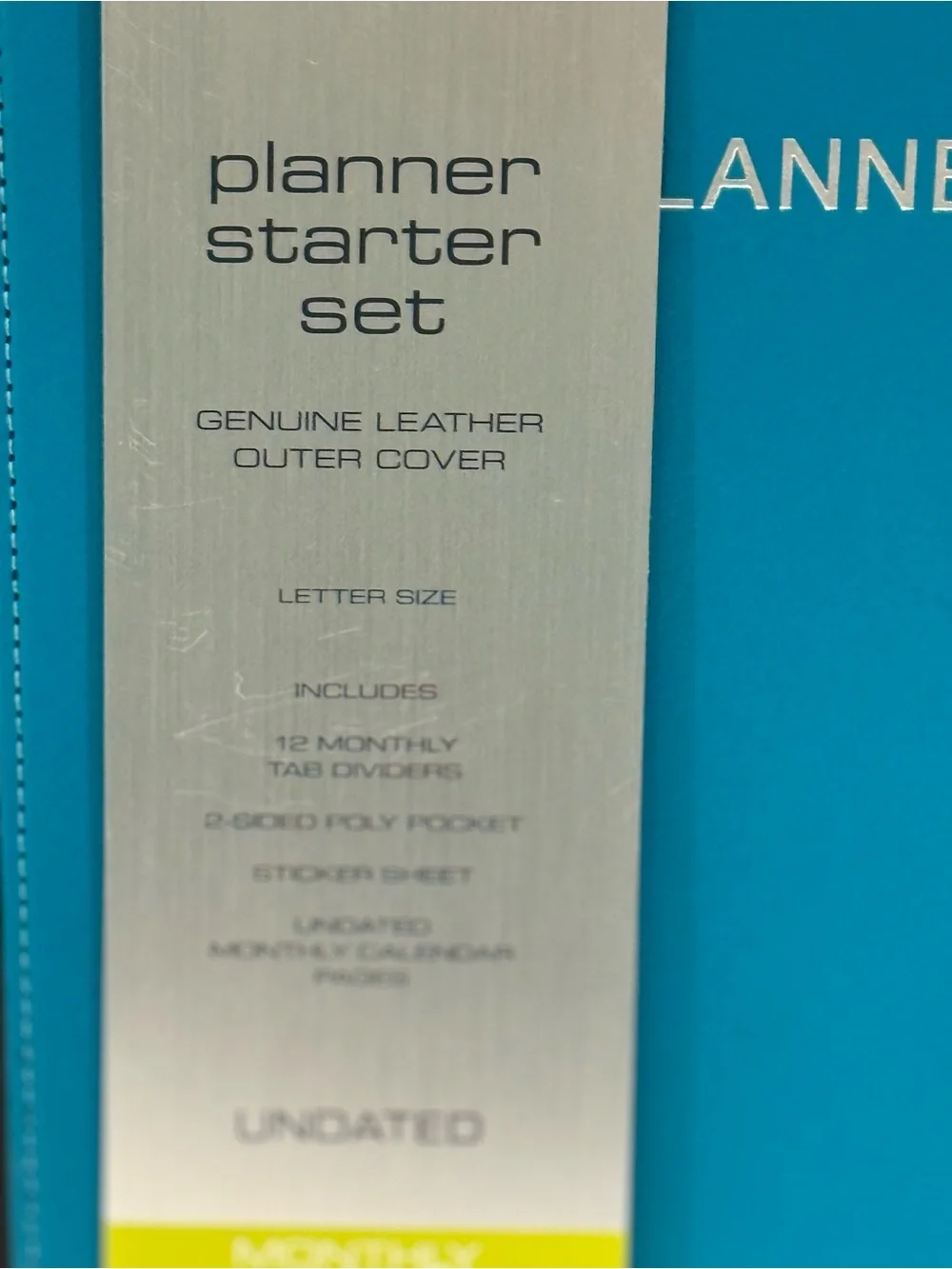 NEW TUL Leather Discbound Notebook Letter Size Planner Starter Set